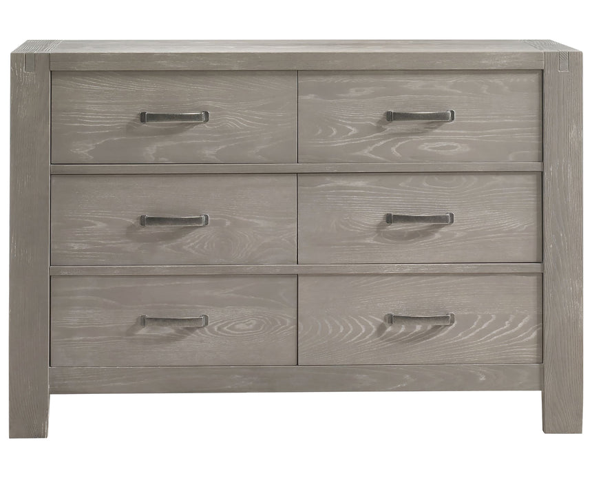 Owl Brushed Oak | Rustico Double Dresser | Valley Ridge Furniture