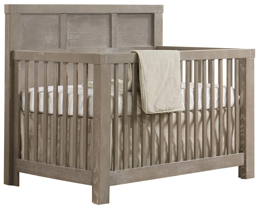 Sugar Cane Brushed Oak | Rustico 5-in-1 Convertible Crib | Valley Ridge Furniture