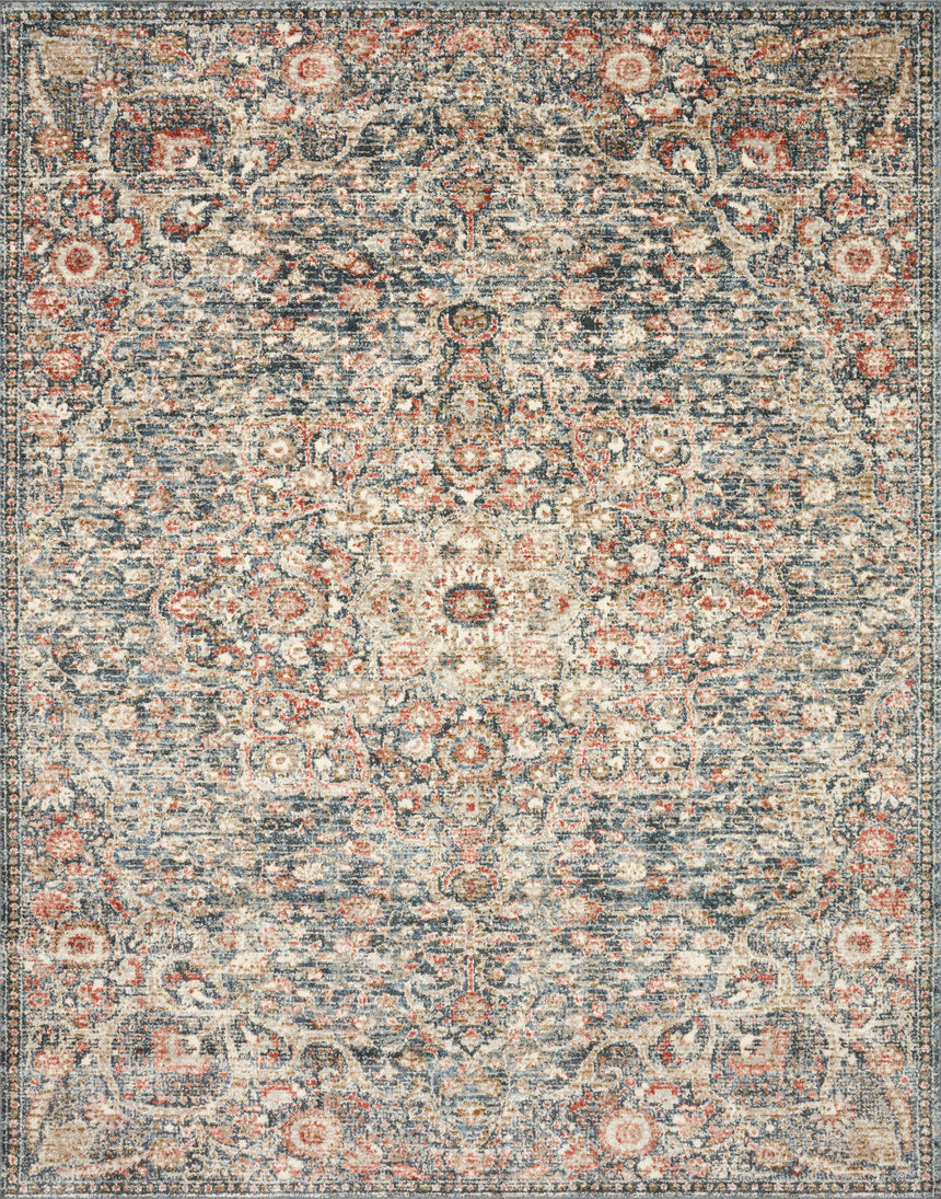 Saban Rug 02 | Blue / Spice