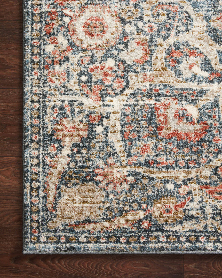 Saban Rug 02 | Blue / Spice