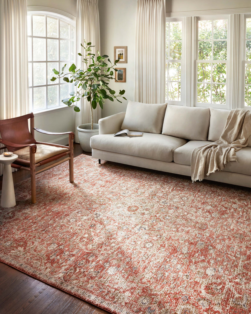 Saban Rug 02 | Rust / Beige