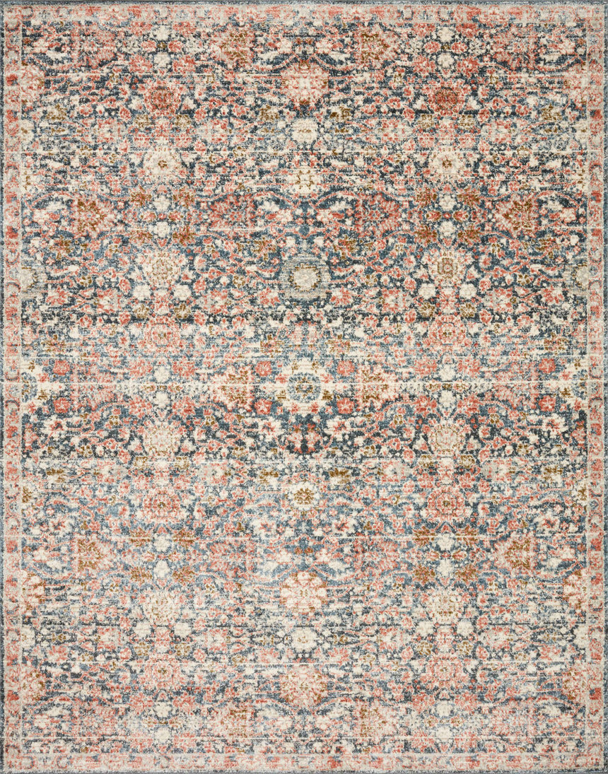 Saban Rug 03 | Navy / Rust