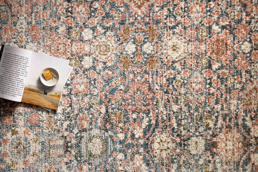 Saban Rug 03 | Navy / Rust