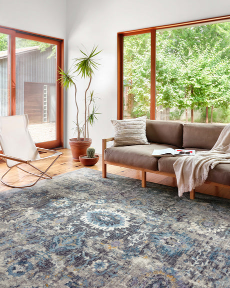 Samra Rug 02 | Grey / Multi