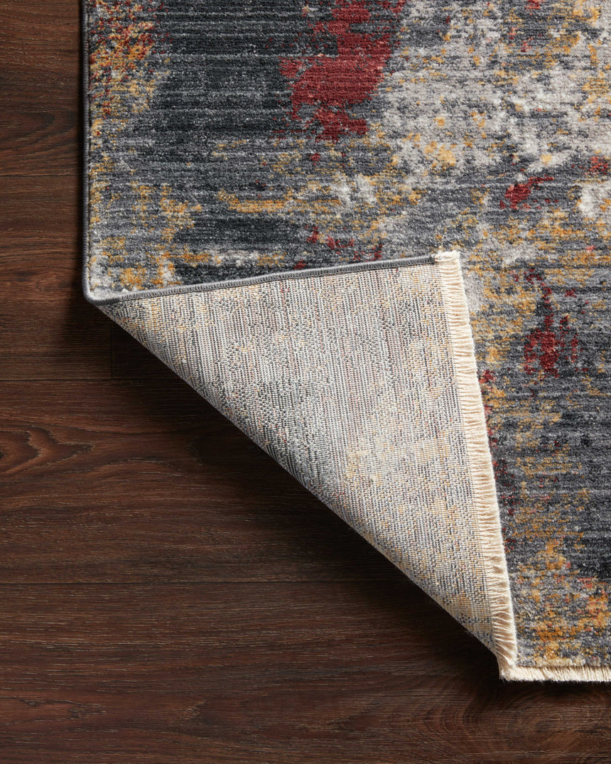 Samra Rug 03 | Dk. Grey / Spice