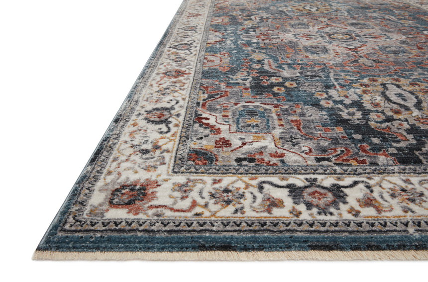 Samra Rug 04 | Slate / Multi