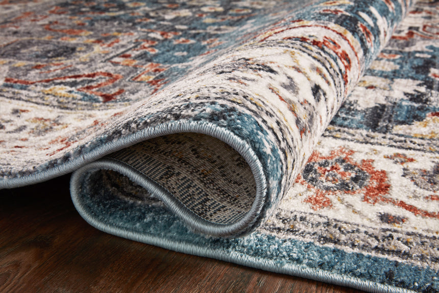 Samra Rug 04 | Slate / Multi