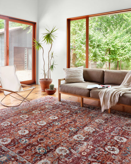 Samra Rug 07 | Brick / Multi