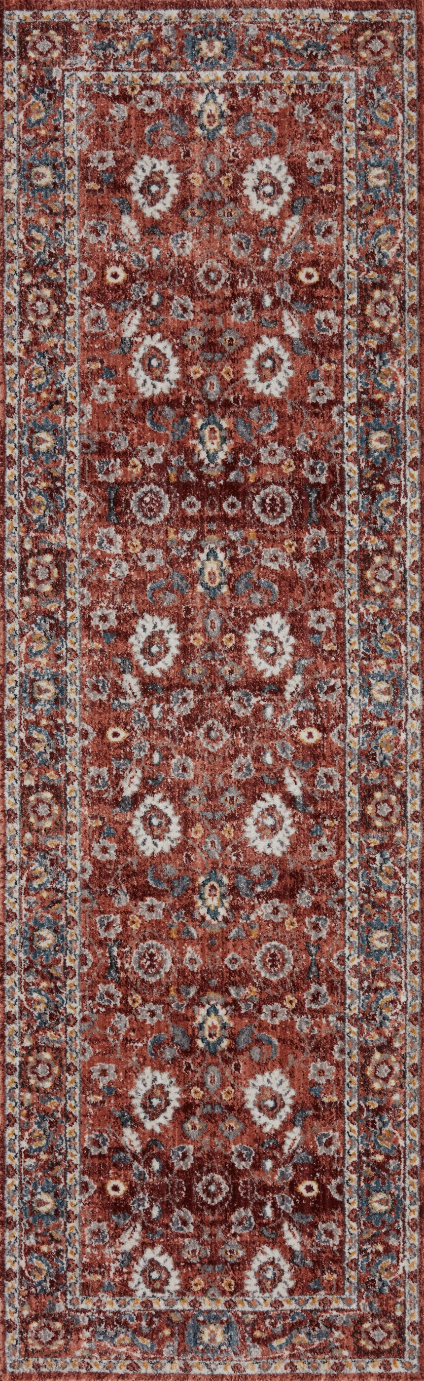 Samra Rug 07 | Brick / Multi