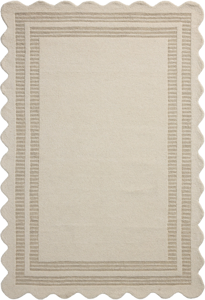 Scottie Rug 01 | Ivory / Grey
