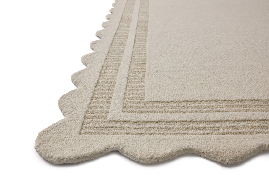 Scottie Rug 01 | Ivory / Grey
