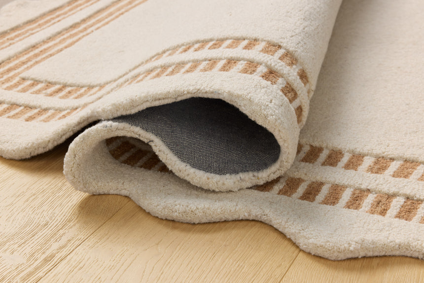 Scottie Rug 01 | Ivory / Rust