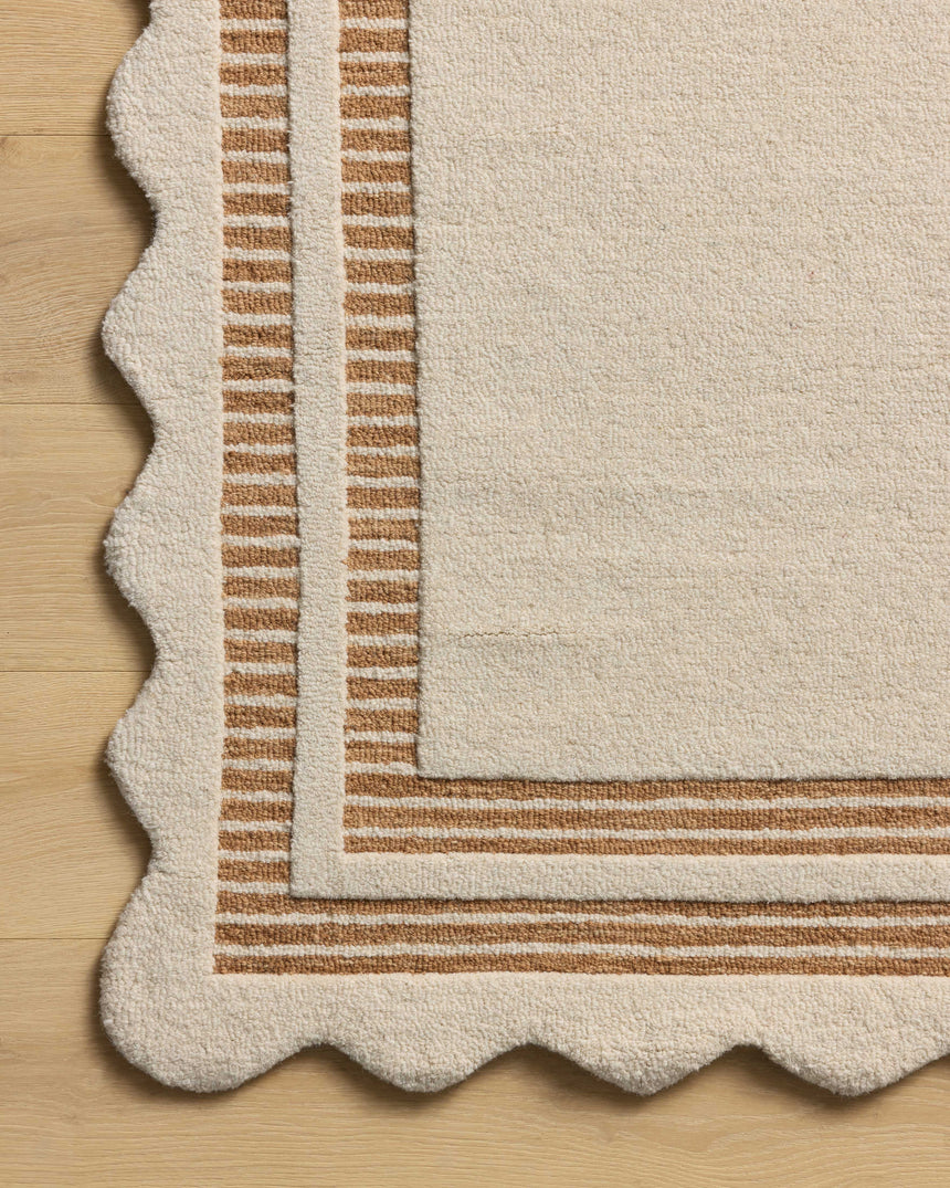 Scottie Rug 01 | Ivory / Rust