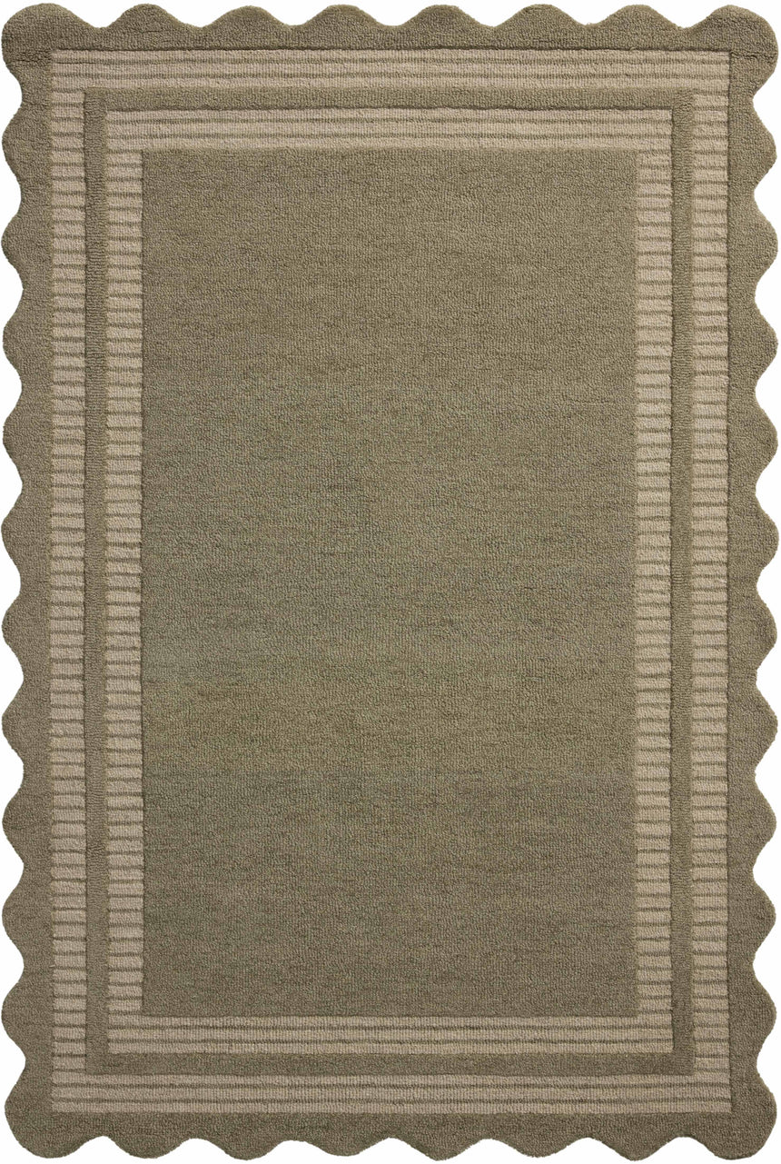 Scottie Rug 01 | Olive / Pebble