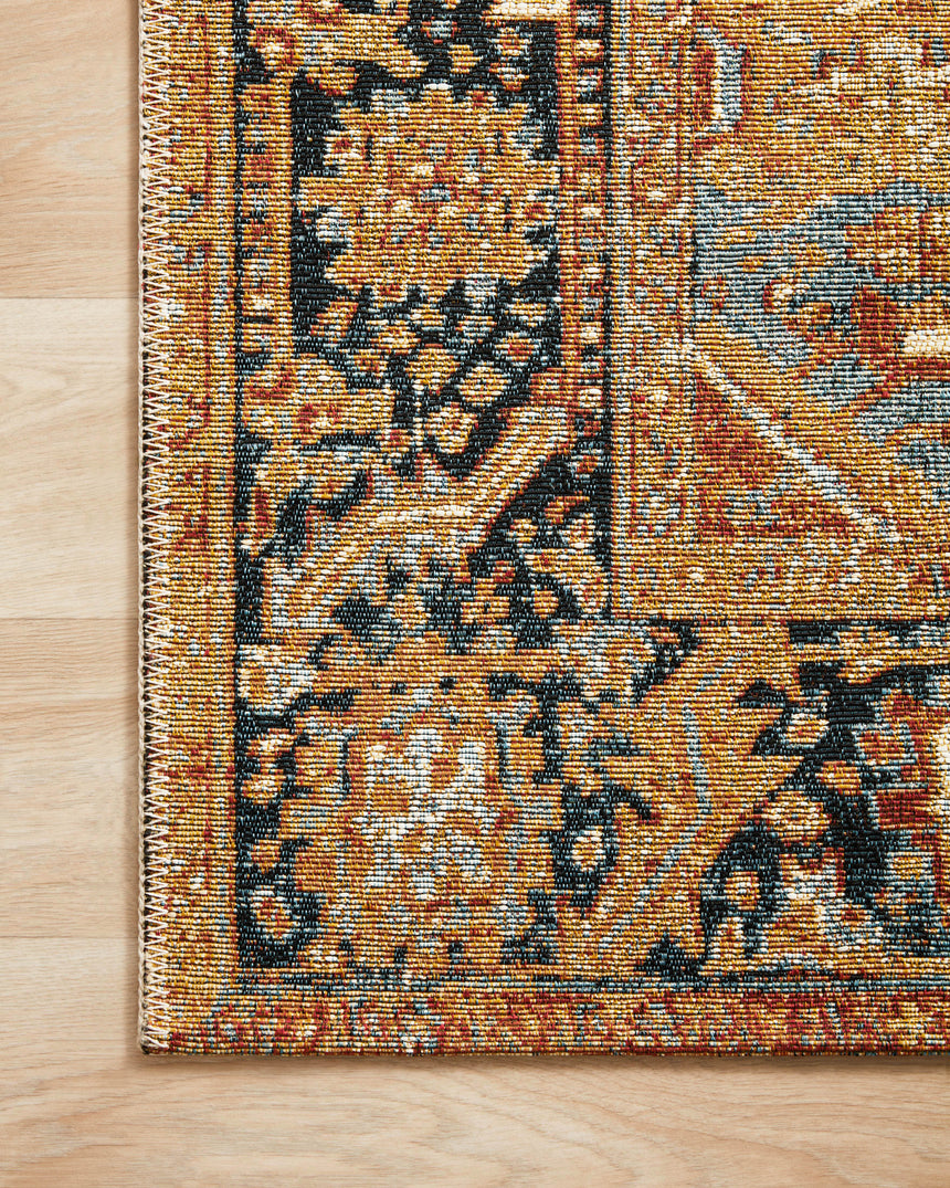 Sebastian Rug 03 | Red / Navy