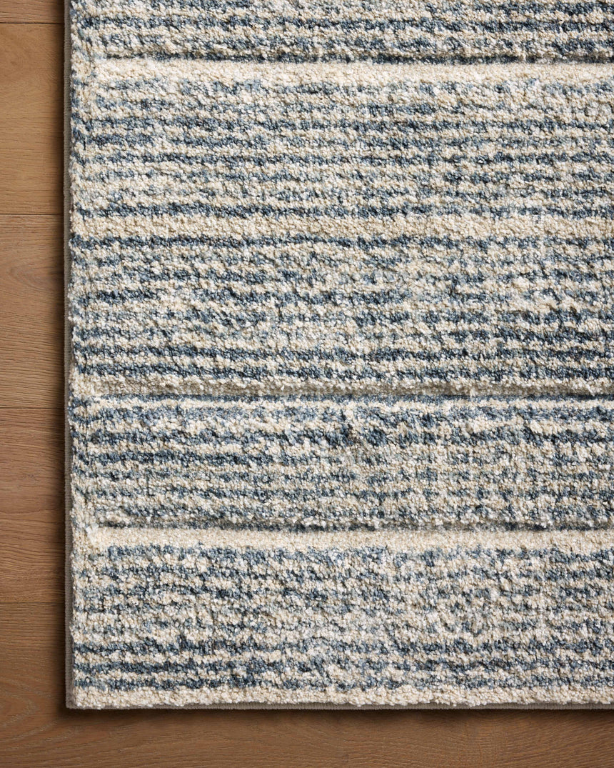 Silas Rug 03 | Oatmeal / Blue