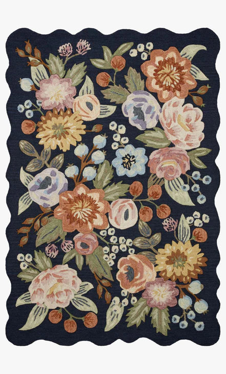 Silhouette Rug 01 | Navy