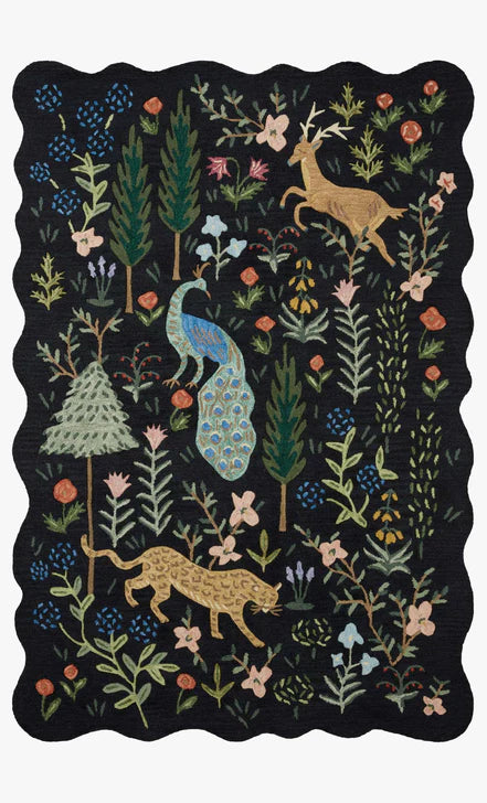 Silhouette Rug 03 | Black