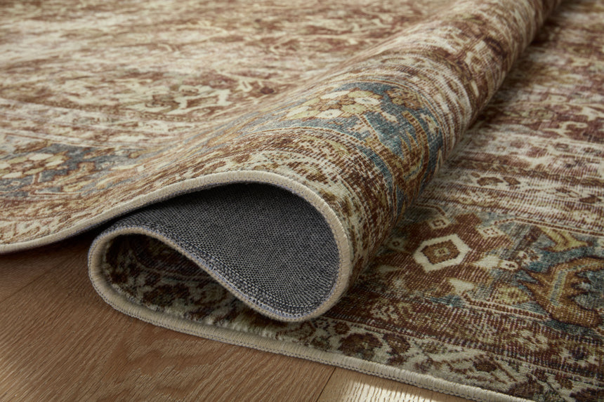 Sinclair Rug 01 | Rust / Lagoon