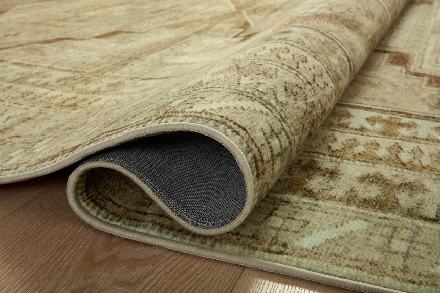 Sinclair Rug 02 | Khaki / Tobacco