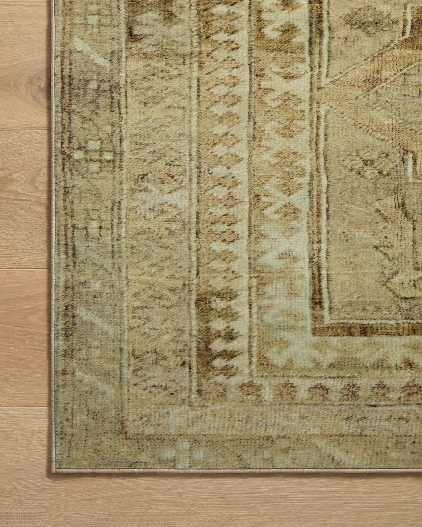 Sinclair Rug 02 | Khaki / Tobacco