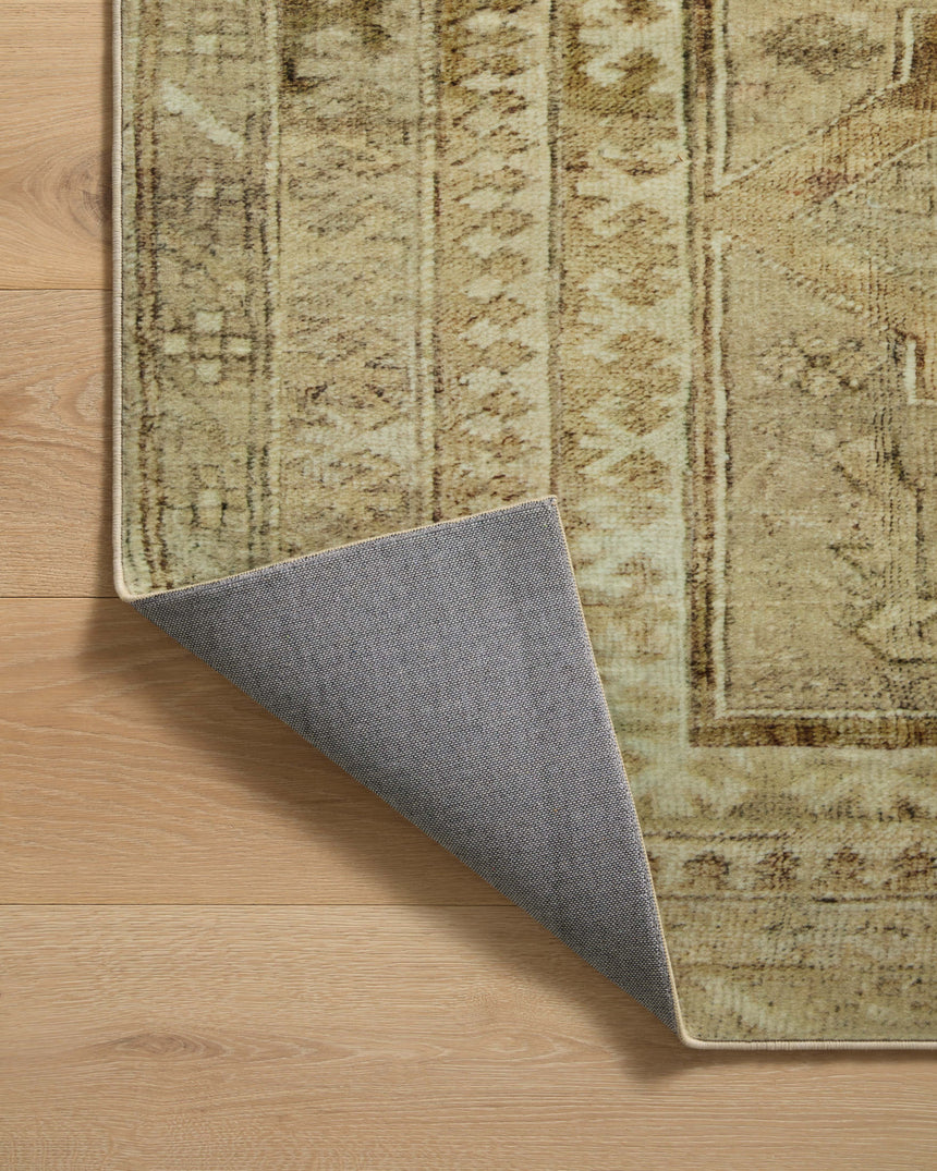 Sinclair Rug 02 | Khaki / Tobacco
