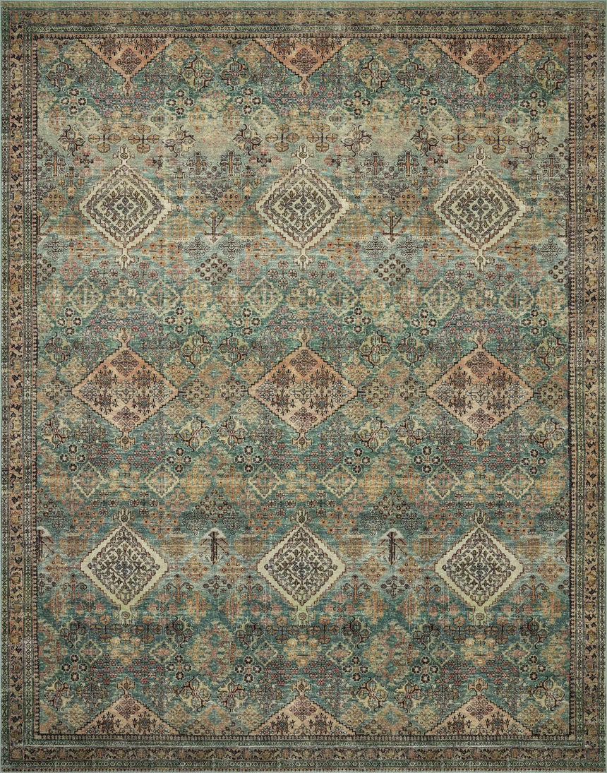 Sinclair Rug 03 | Turquoise / Multi
