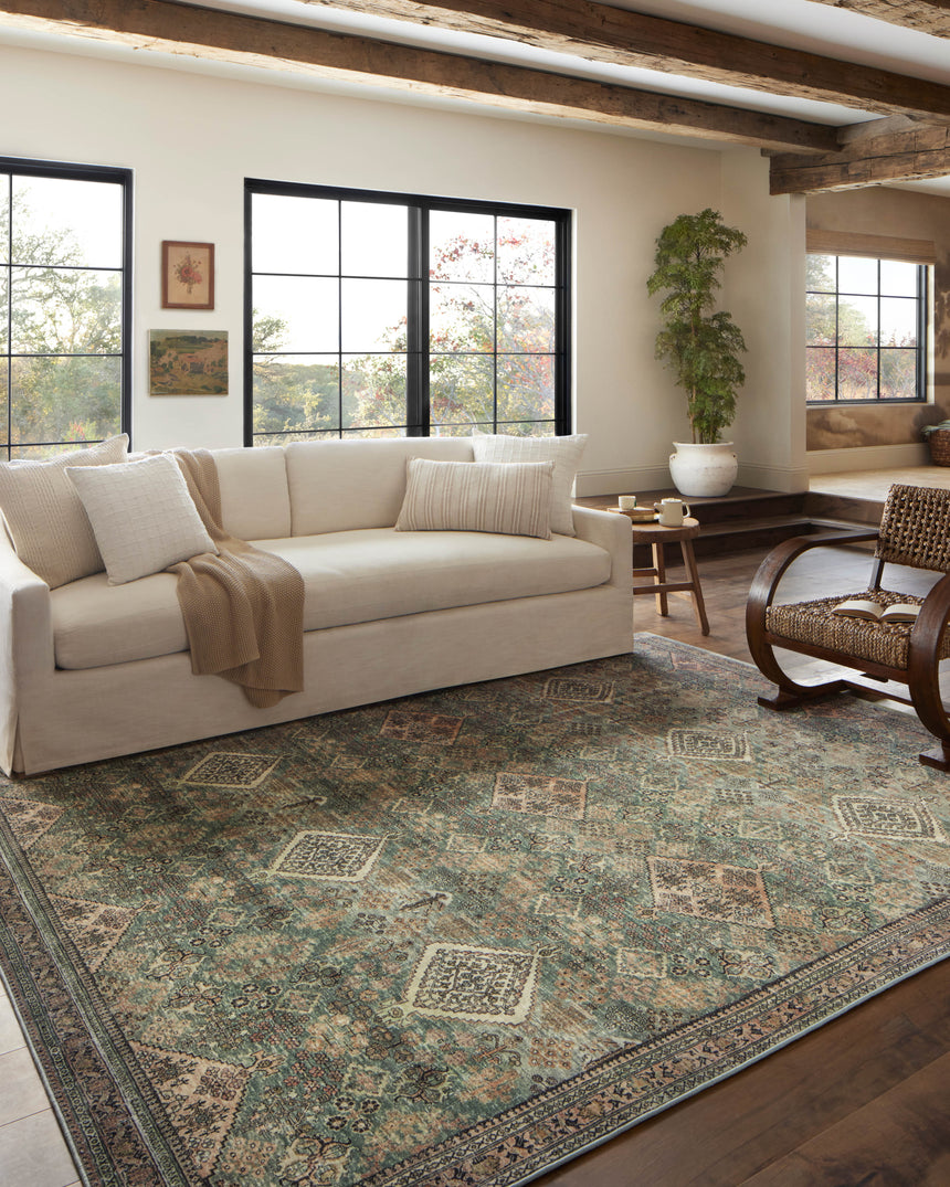 Sinclair Rug 03 | Turquoise / Multi
