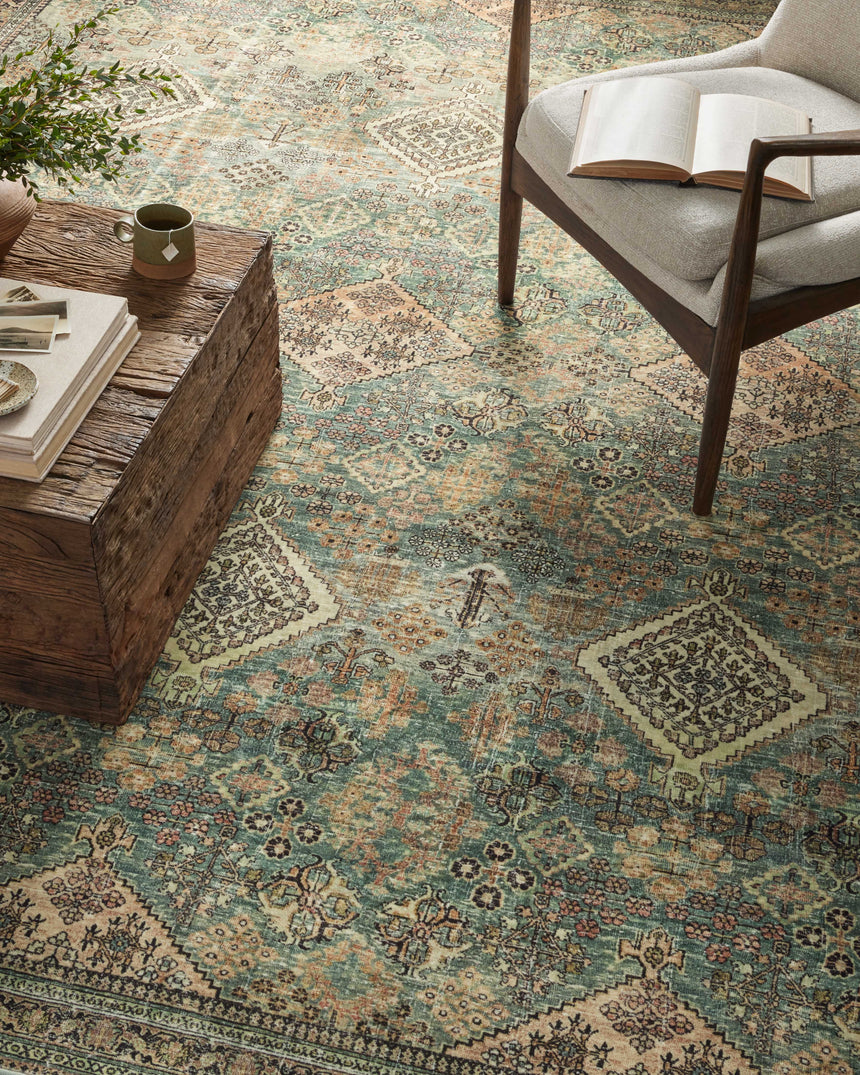 Sinclair Rug 03 | Turquoise / Multi