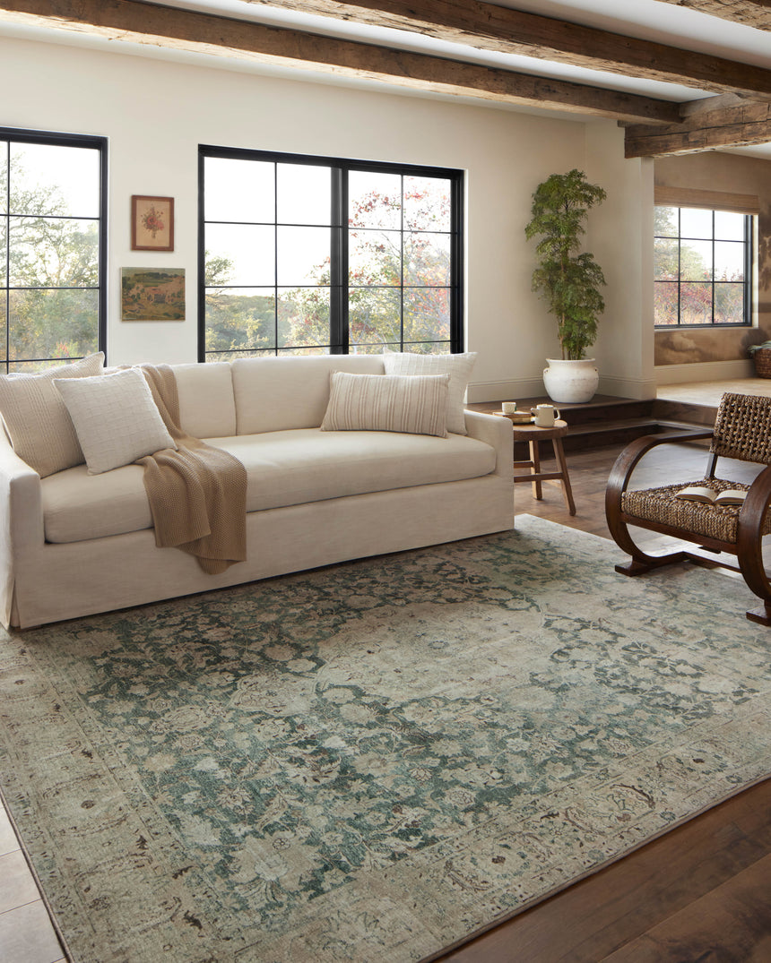 Sinclair Rug 05 | Jade / Sand