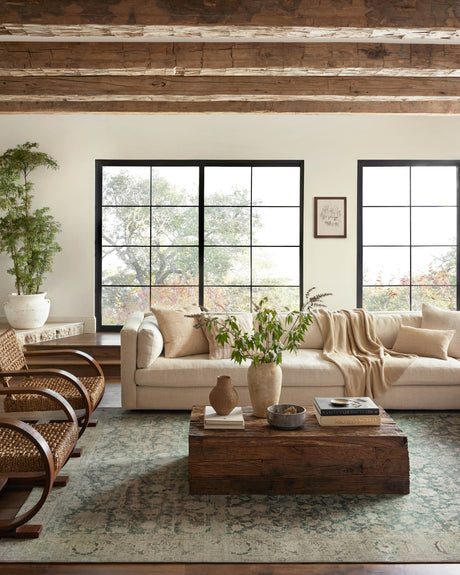 Sinclair Rug 05 | Jade / Sand