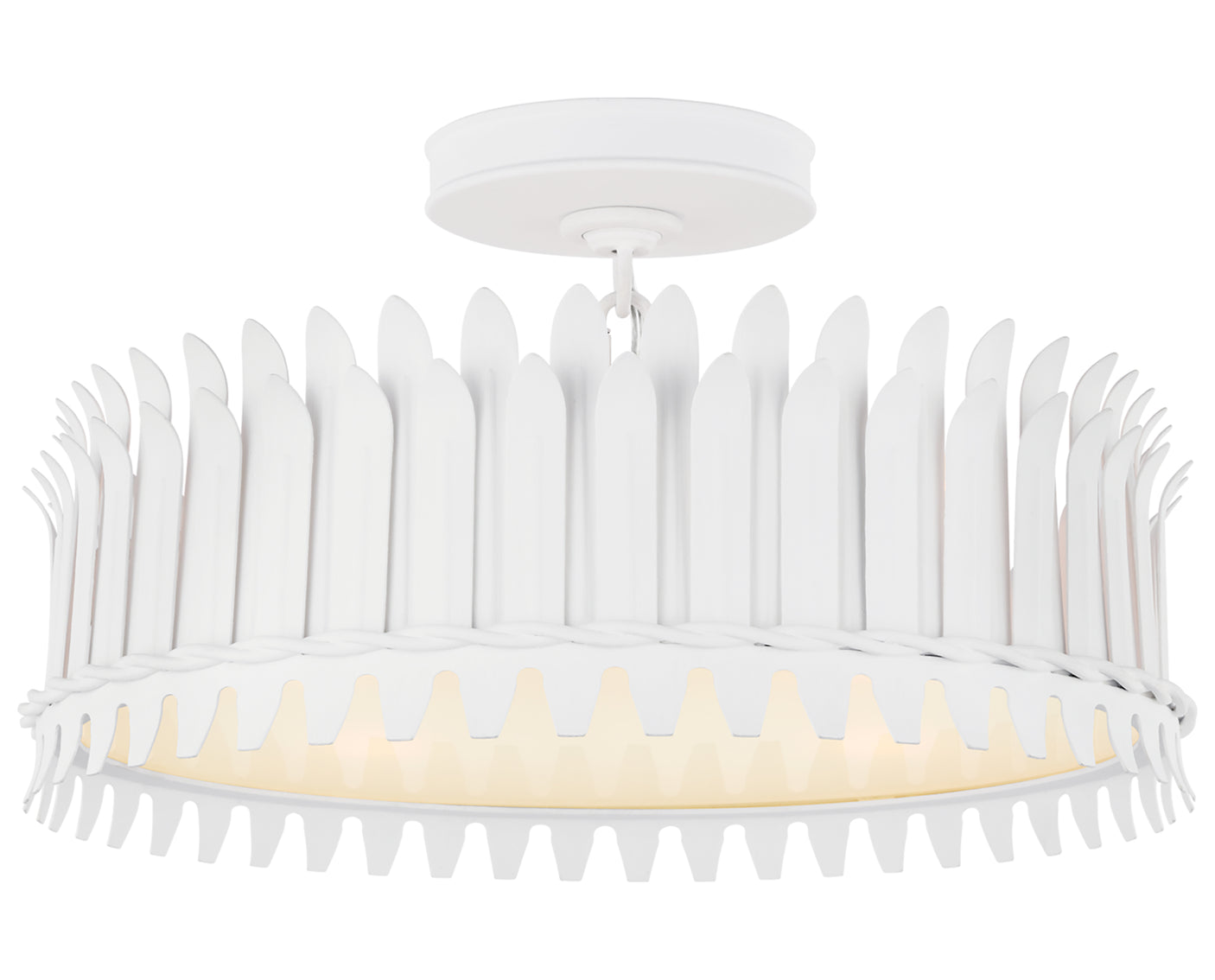 Leslie 16" Semi-Flush