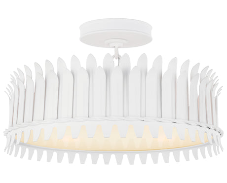 Leslie 16" Semi-Flush