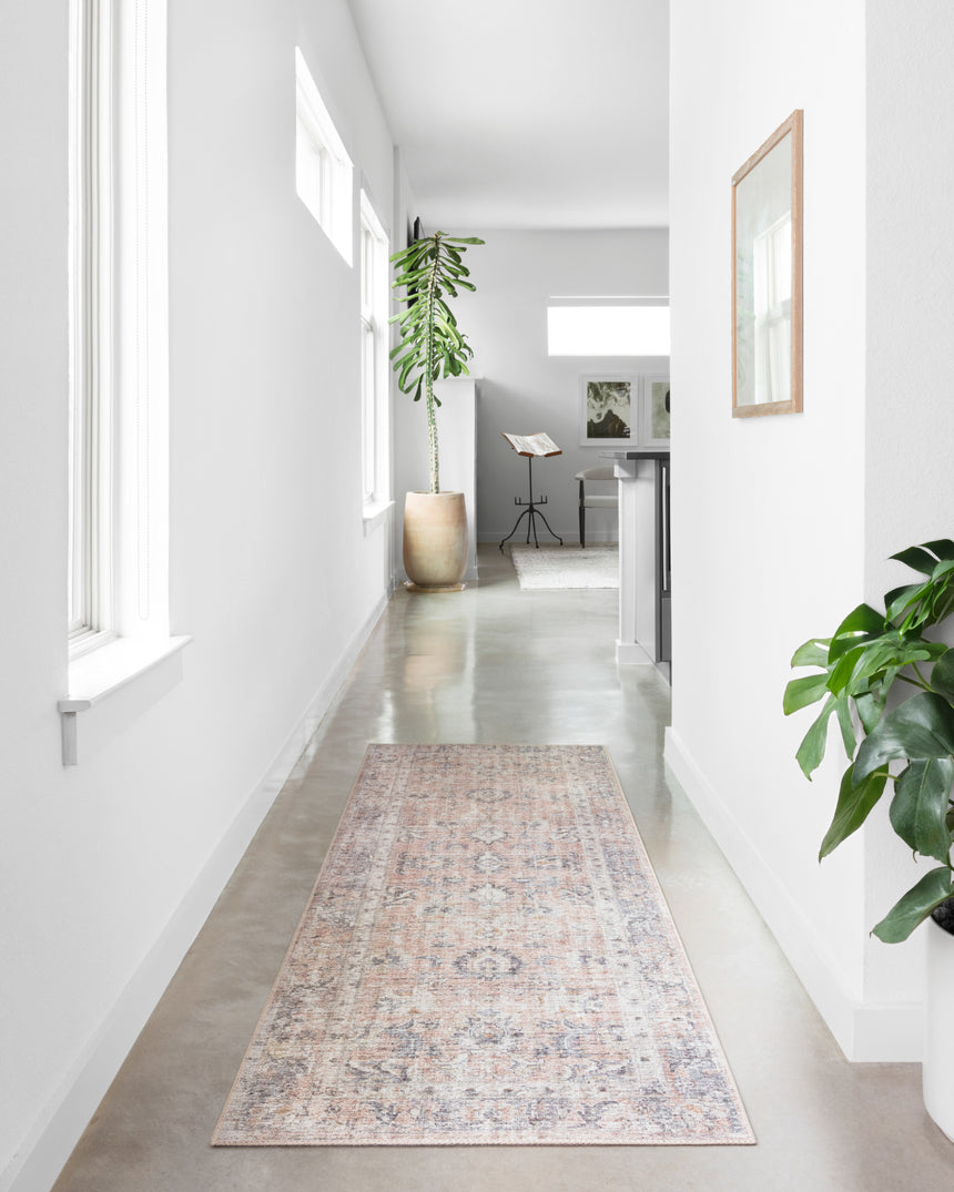 Skye Rug 01 | Blush / Grey