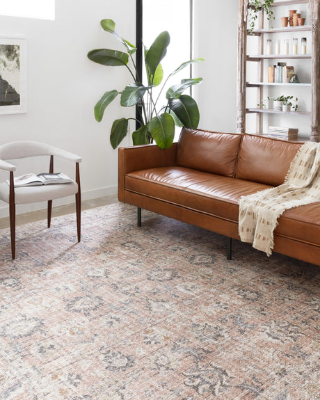 Skye Rug 01 | Blush / Grey