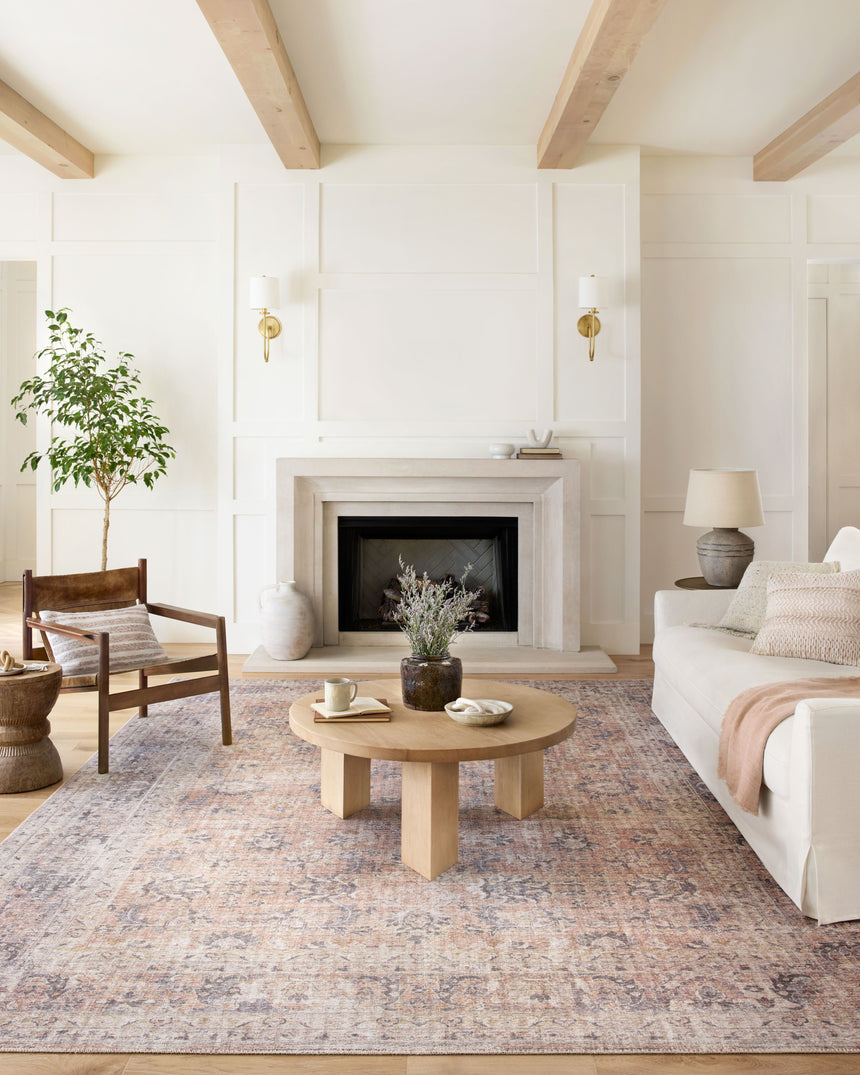 Skye Rug 01 | Blush / Grey