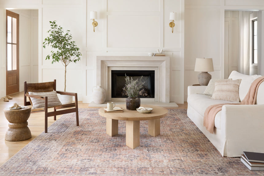 Skye Rug 01 | Blush / Grey