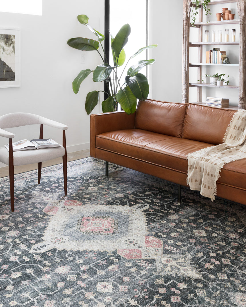Skye Rug 02 | Charcoal / Multi