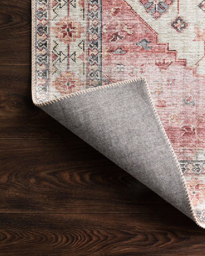 Skye Rug 02 | Ivory / Berry