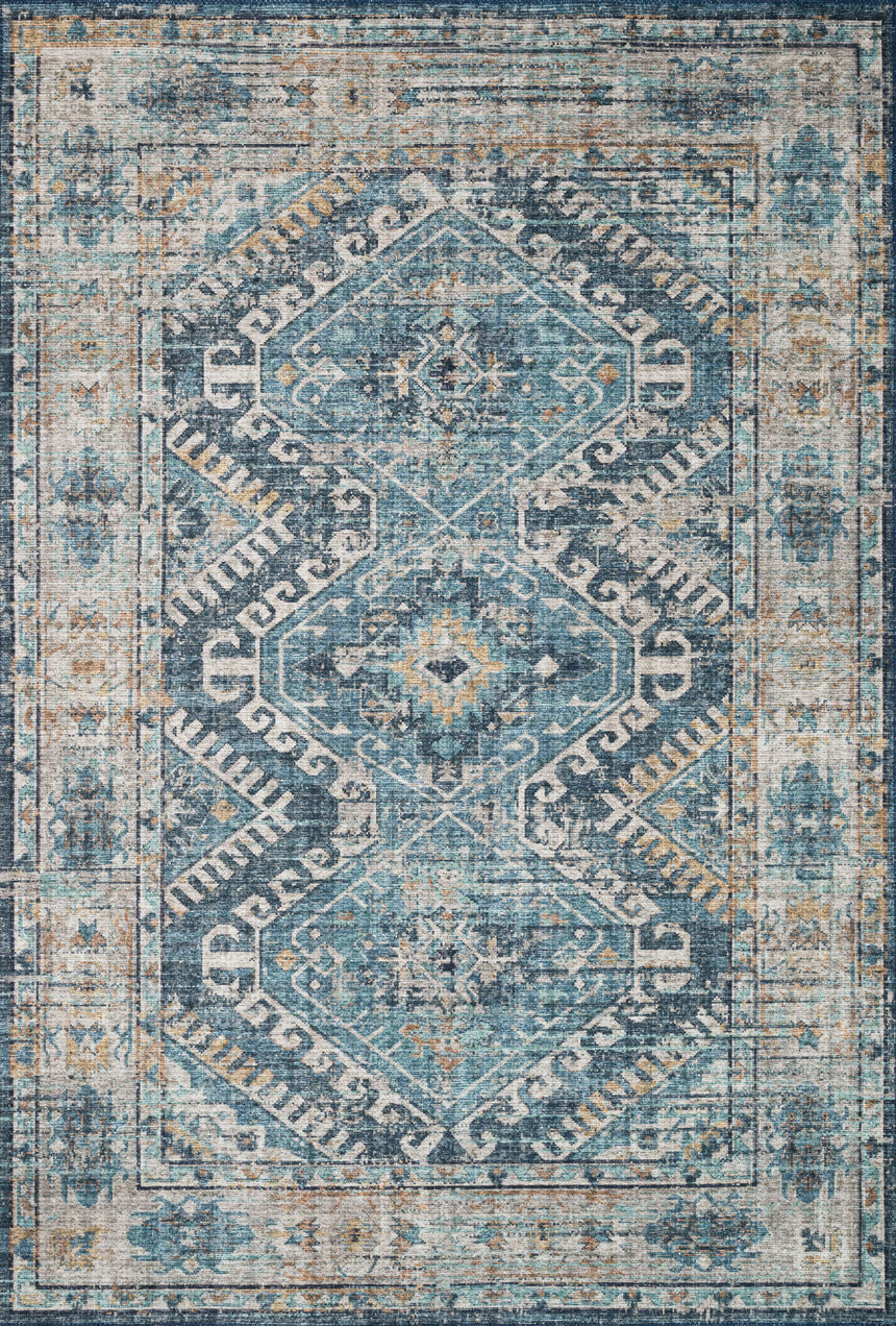 Skye Rug 03 | Denim / Natural