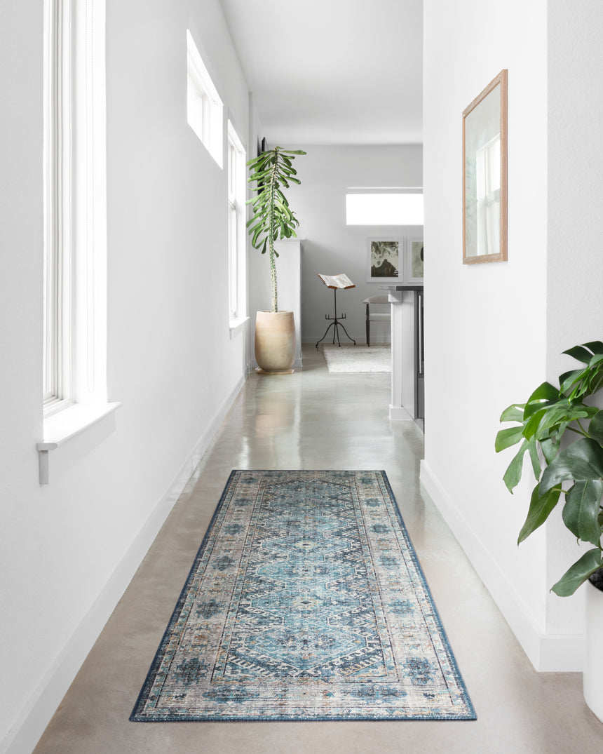 Skye Rug 03 | Denim / Natural