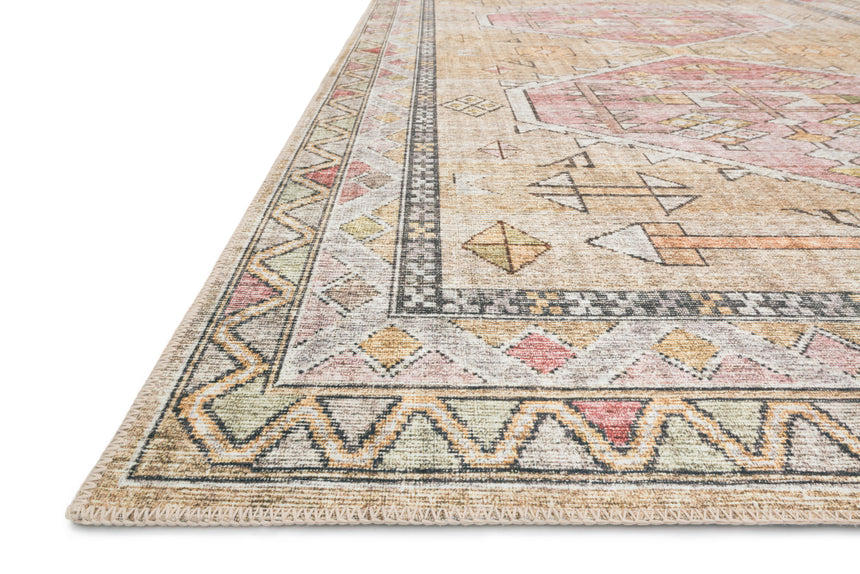Skye Rug 04 | Gold / Blush