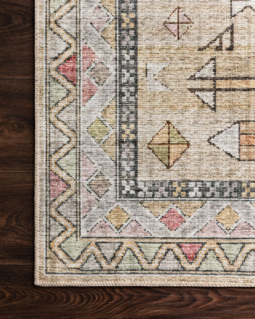 Skye Rug 04 | Gold / Blush