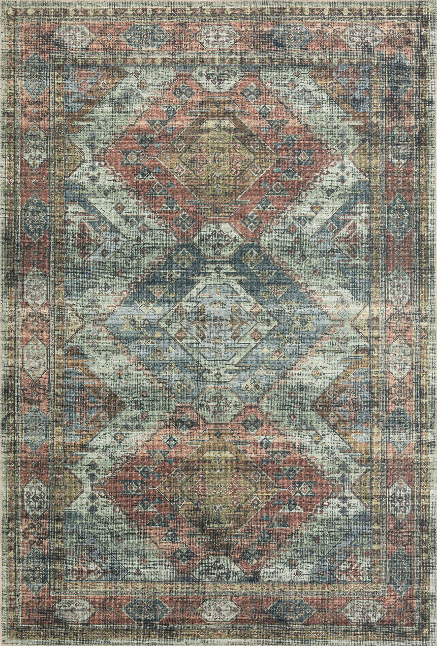 Skye Rug 06 | Apricot / Mist