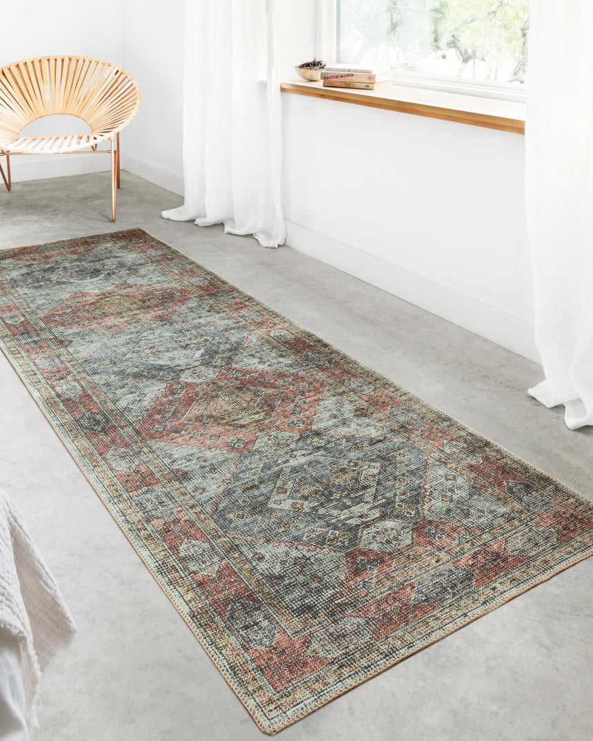 Skye Rug 06 | Apricot / Mist
