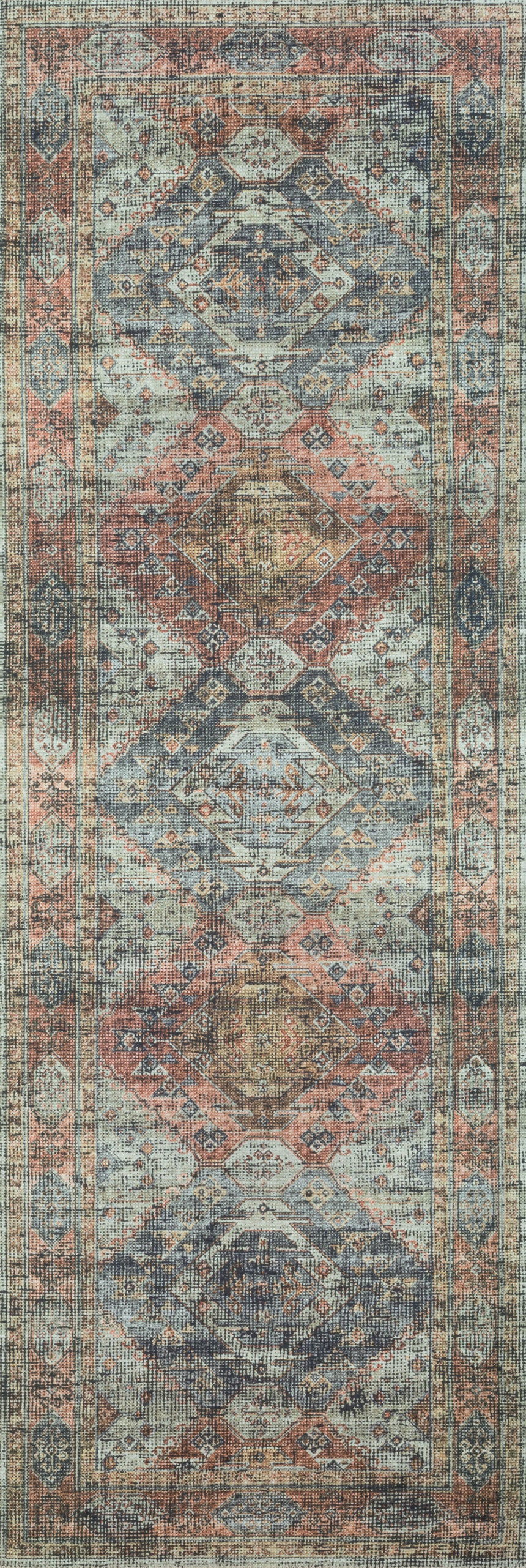 Skye Rug 06 | Apricot / Mist