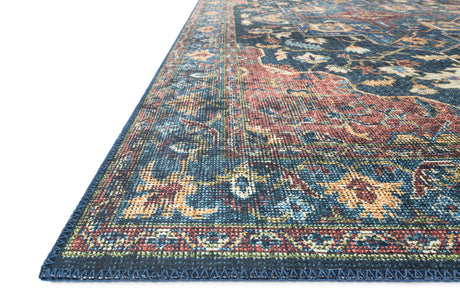 Skye Rug 08 | Denim / Brick