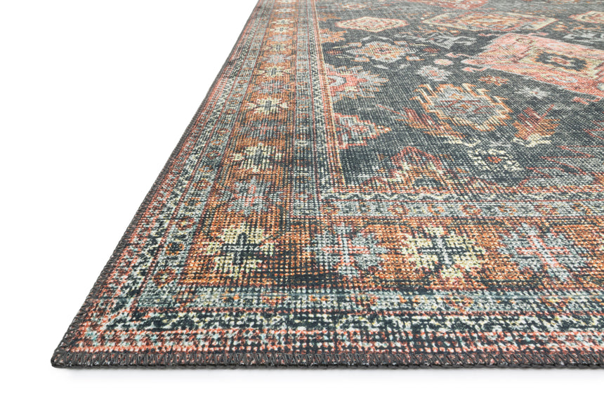 Skye Rug 10 | Sea / Rust