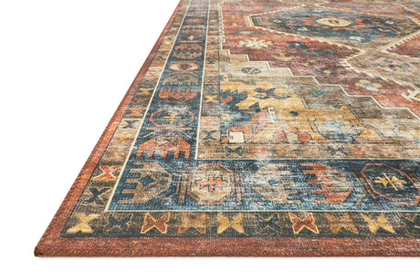Skye Rug 11 | Rust / Blue