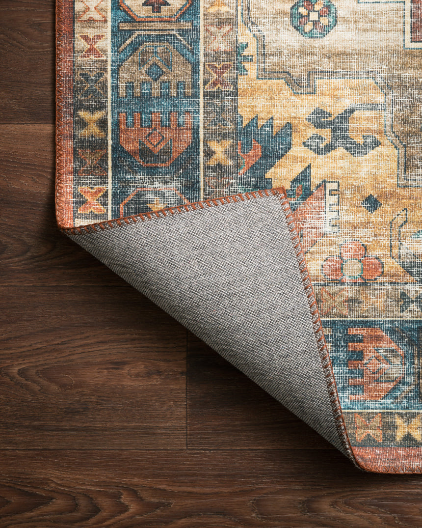 Skye Rug 11 | Rust / Blue
